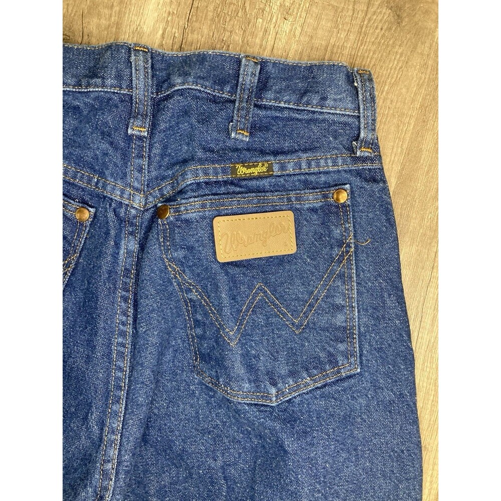 Wrangler Jeans Women's 9X30 (28x30.5) Y2K Blue Denim Western High Rise 13MWZG - Picture 3 of 7